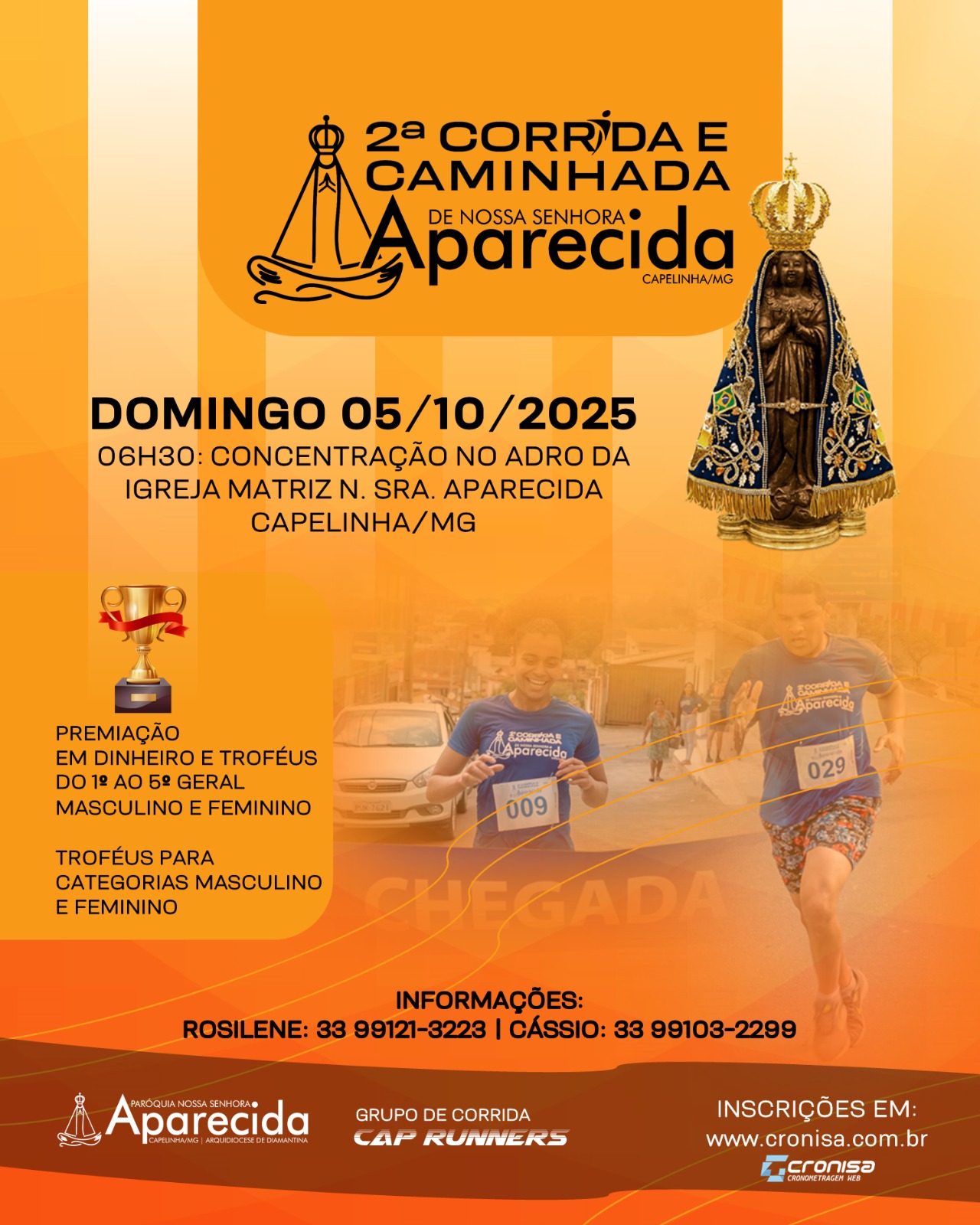 2ª Corrida e Caminhada de Nossa Senhora Aparecida 2025