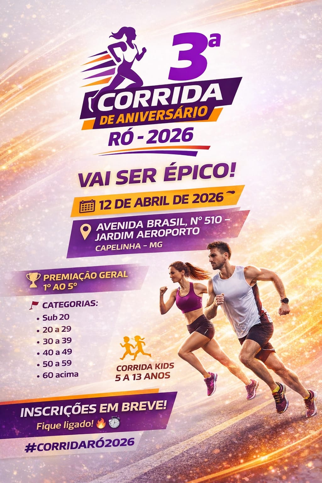 3ª corrida de Aniversário Ró 2026