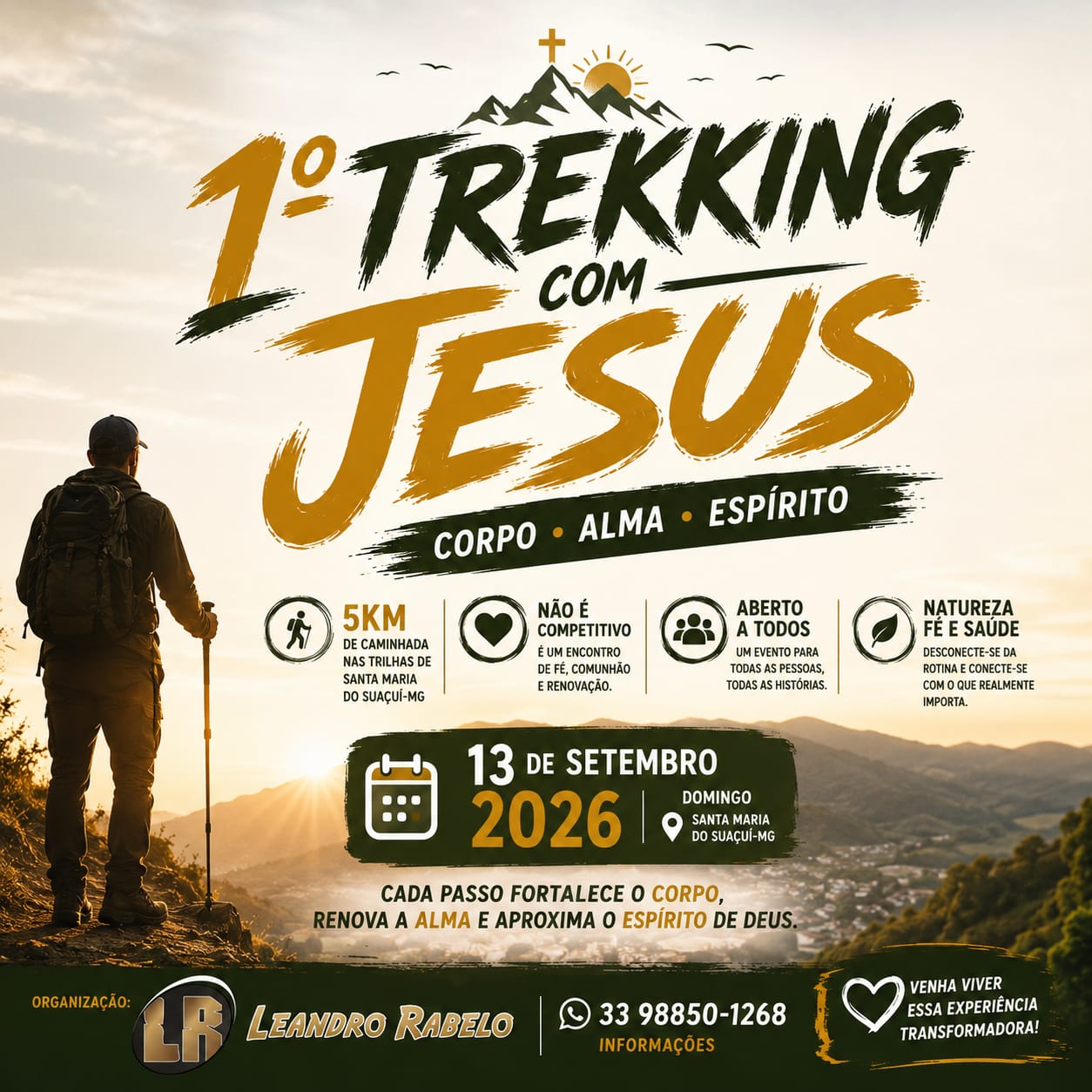 Cartaz do Evento: TREKKING COM JESUS