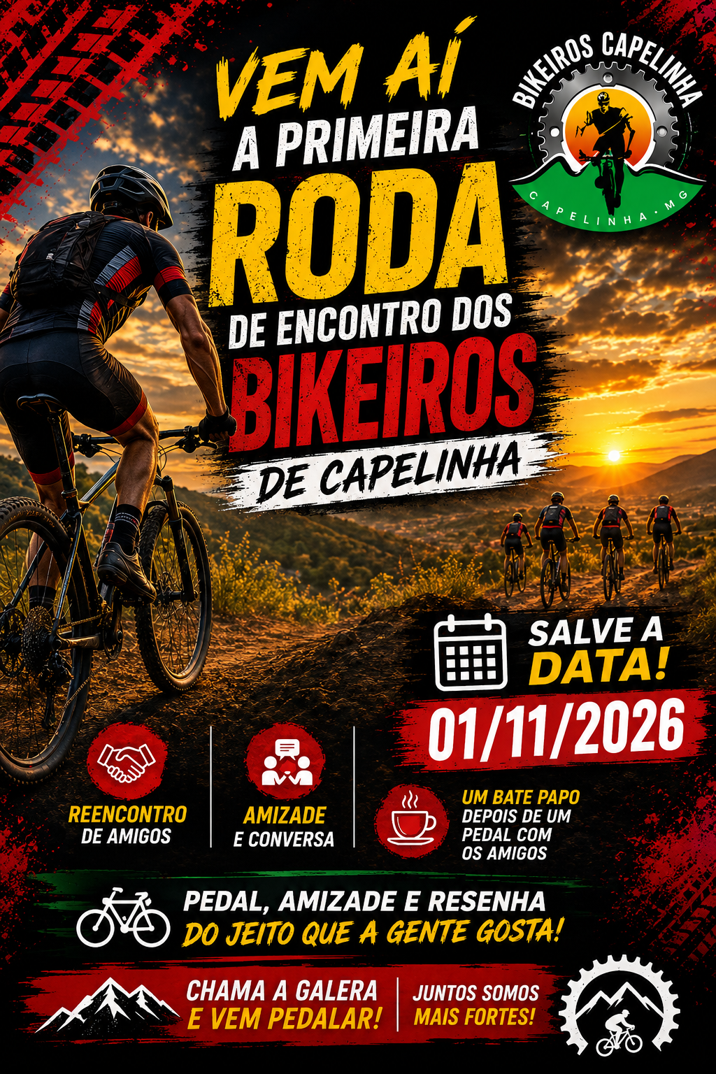 Cartaz do Evento: Bikeiros Capelinha